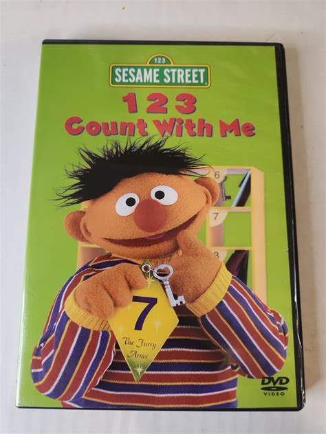 Sesame Street 1 2 3 Count With Me Dvd 2003 Viva Video Rare Mint
