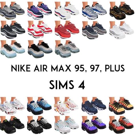 Untitled — S4cc Nike Air Max 959798plus Sims 4 Sims 4 Cc Shoes