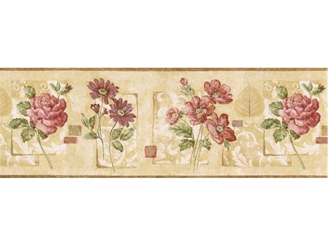 Floral Wallpaper Border Gs96029b