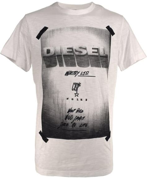 Diesel White T Diego Hn Tshirt T Shirts From Jonathan Trumbull Uk