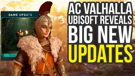 Ubisoft Reveals Big New Updates For Assassin S Creed Valhalla AC