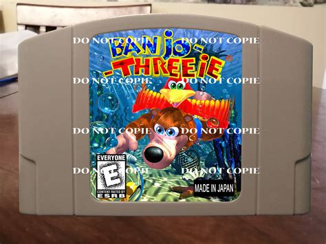 Banjo Threeie Very Fun Game On Nintendo 64 N64 Expansion Etsy