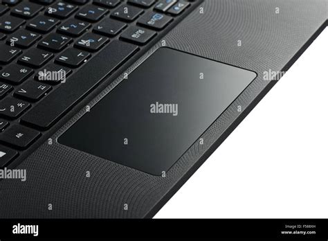 Closeup Of Keypad And Touchpad Of A Laptop Computer Stock Photo Alamy