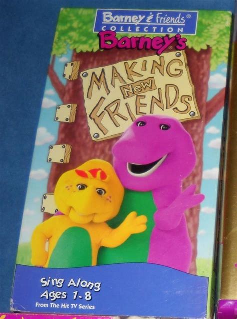 Barney Making New Friends Vhs Tape 1736304669