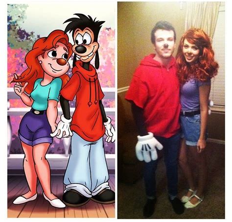 Max And Roxanne A Goofy Movie Couples Costume 90s Halloween Costumes