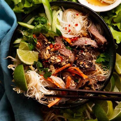 Vietnamese Pork Noodle Bowls Bun Thit Nuong Recipe The Feedfeed