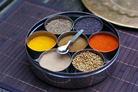 Indian Spice Box with 7 Spices & Spoon | The Spice Club