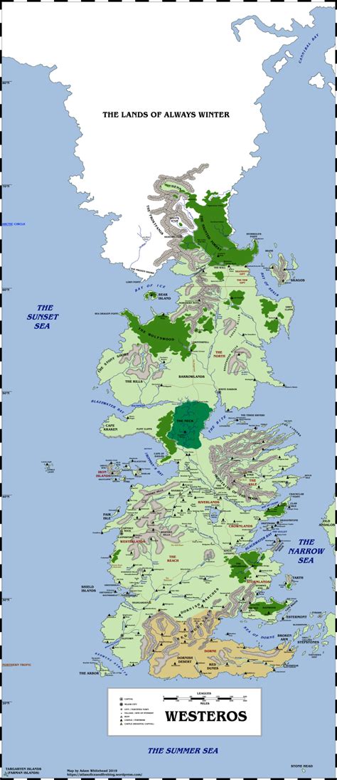 A New Map Of Westeros Laptrinhx News