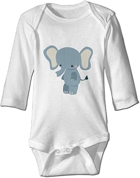Newborn Infant Baby Boys Girls Outfits Baby Elephant Long