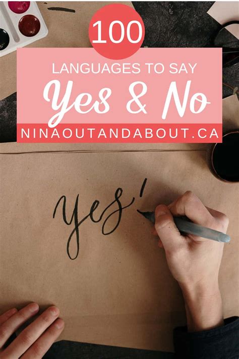 How To Say Yes And No In 100 Different Languages