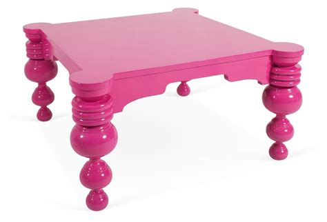 One kings lane's luxury furniture and home decor, along with its expert design services, make it easy for you to live your style and create a home you'll love. One Kings Lane - Fuchsia Auto-Lacquered Coffee Table ...