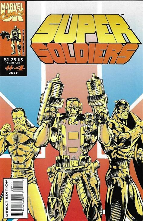 Super Soldiers Comic 4 Cover A First Print 1993 Lee Stevens Andrew