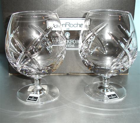 Waterford John Rocha Signature Brandy Glass Pair 2