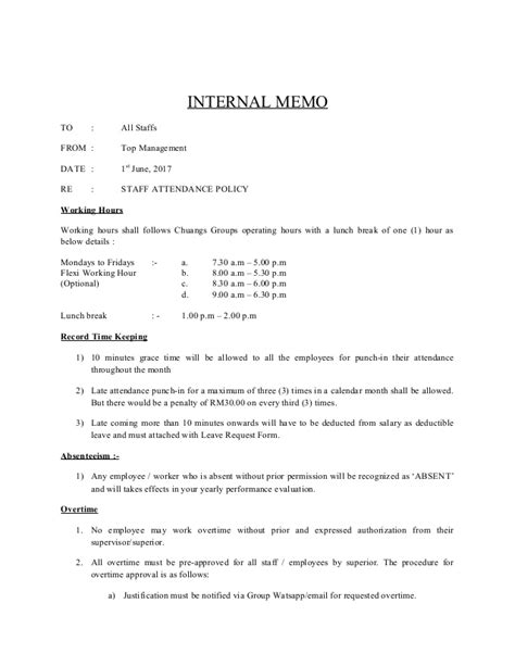 A professional memo is an effective tool of communication within organizations and is used to spread the there are certain rules and standards for memo writing like other business communications and documents. sample overtime memo to employees | just b.CAUSE