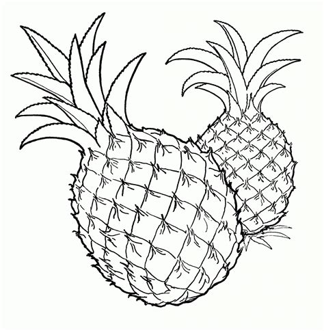 Gambar mewarnai buah pepaya - Gambar mewarnai