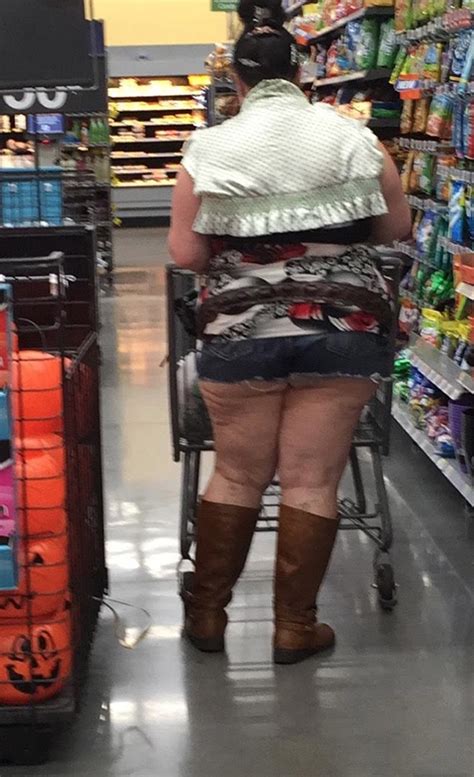 Shorts Boots And Midriff Tops At Walmart Fashion Fail Funny Pictures At Walmart