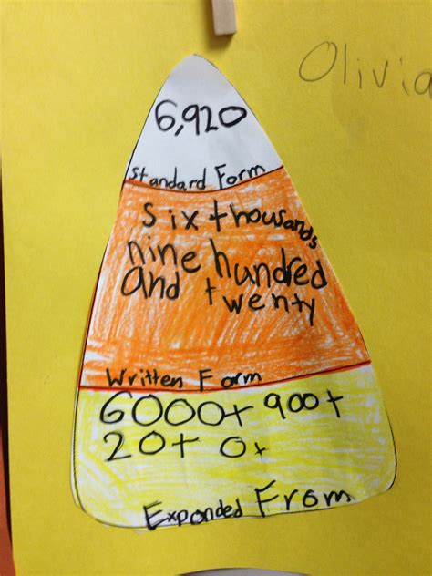 Different ways to represent numbers... on candy corn! | Universal ...