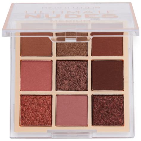 Makeup Revolution Ultimate Nudes 9 Colour Eyeshadow Palette Medium