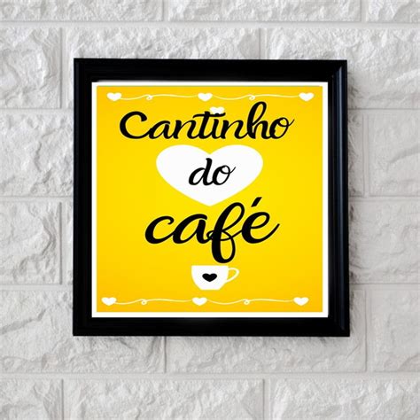 Quadro Decorativo Cafe Vidro Elo Produtos Especiais