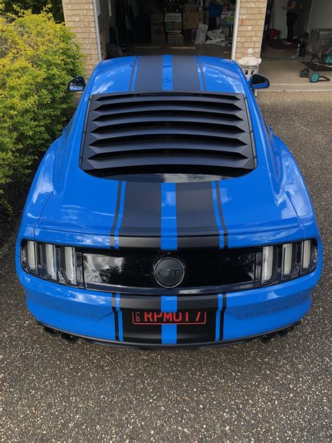 Supercharged Mustang Racing Stripes Ipswich Qld Linehouse Graphics