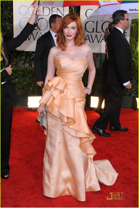 Christina Hendricks Golden Globes 2010 Red Carpet Photo 2409193