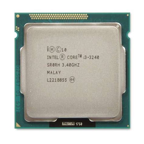 Intel I3 3rd Generation Processor I3 3240 34 Ghz For Lga 1155 Socket