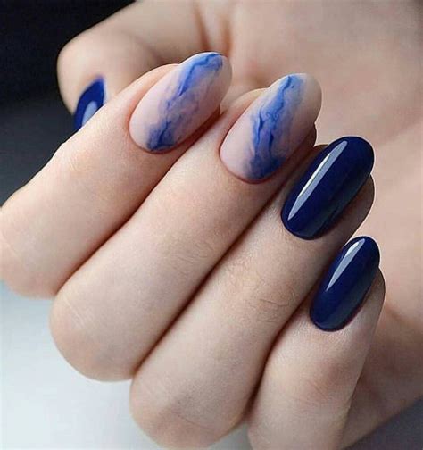 50 Stunning Matte Blue Nails Acrylic Design For Short Nail Fashionsum