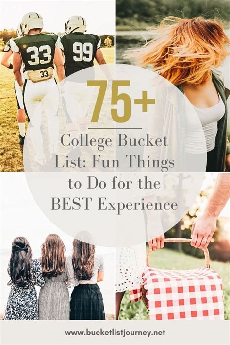 College Bucket List Fun Things To Do For The Best Experience