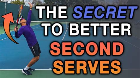 The Secret To Hitting Better Second Serves In Tennis Youtube