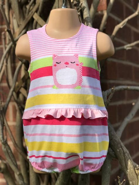 Sulfy Baby Girls Sleeveless Patterned Summer All In One 3317 19 Pink