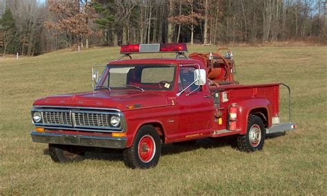 Saved By Fire 1971 Ford F 250 Brush Truck Barn Finds