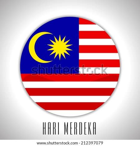 Tarikh berikut mungkin diubah suai. Illustration Malaysia Flag Circle Hari Merdeka Vector de ...