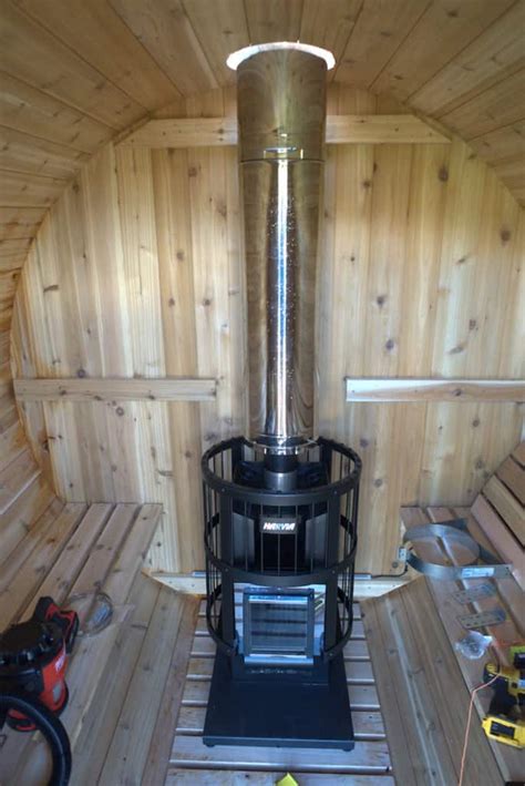 Diy Wood Burning Sauna Heater Nippa Wb 18 Wood Stove Superior Saunas