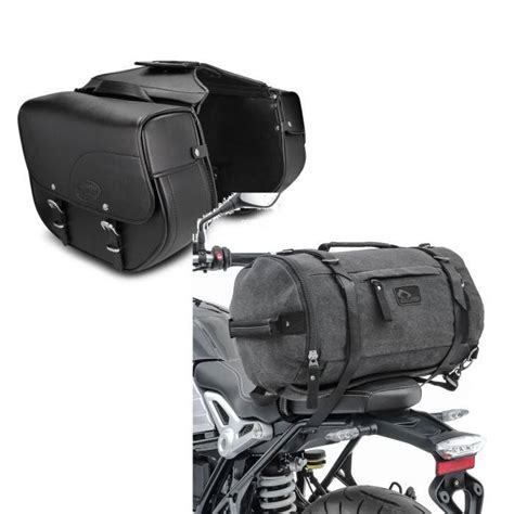 Set Saddlebags Triumph Bonneville T100 T120 Craftride Kentucky 30ltr