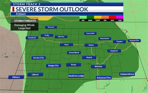 Stay Weather Aware More Severe Chances For Kansas