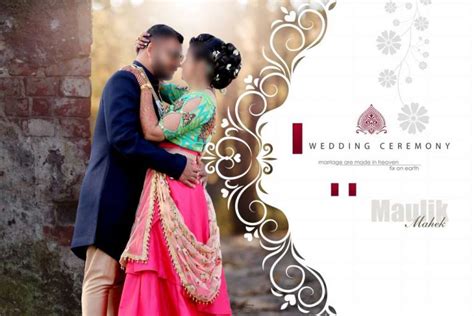 Wedding Album Cover Page Design Psd Free Download 12x36 2021 Imagesee