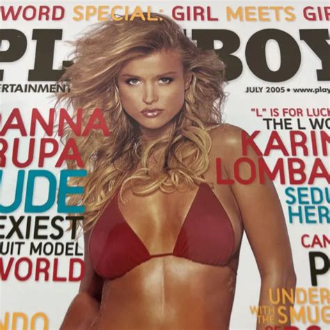 Playboy Magazine July Joanna Krupa Nude Karina Lombard Scarlett