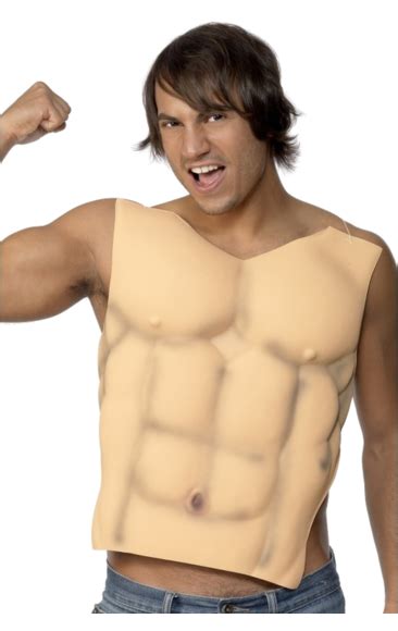 Fake Muscle Chest And Six Pack Wrestling Fancy Dress Fancy Dress Costumes Stag Party Fancy Dress