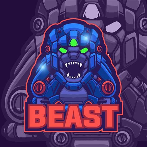 Beast Mascot Logo Gaming 15487287 Vector Art At Vecteezy