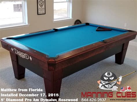 All products will need to be paid in full before the product is released to you or. Diamond Pro-Am Pool Table