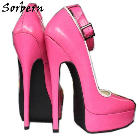 Sorbern Sexy 8 Inch Unique High Heels Shoes Pump Stilettos Women Platform
