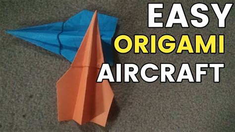 Origami Airplane Easy How To Make Origami Airplane Easy With Paper In