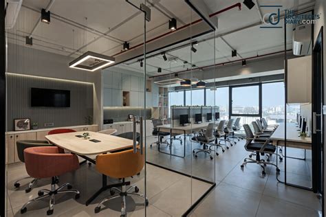 Transitional Office Interior Design The Corner Office Dot Concept