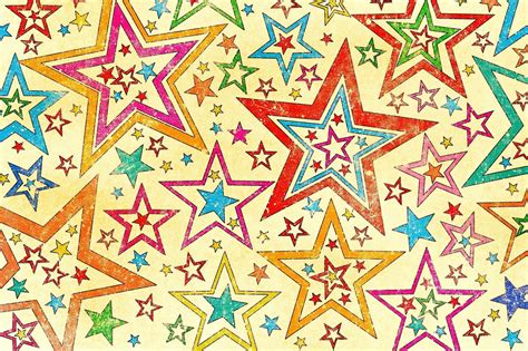 Colorful Star Wallpapers Wallpaper Cave