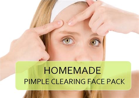 Homemade Pimple Clearing Face Mask Recipe