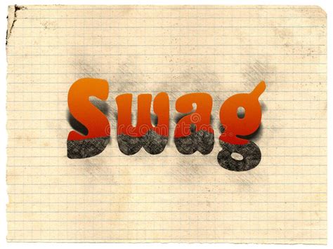 Drawings Of The Word Swag