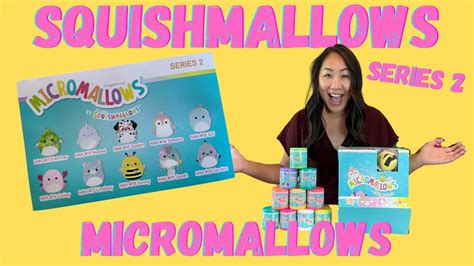 Unboxing Squishmallows Micromallows Mystery Squad Mystery Capsules