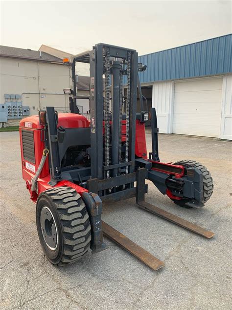 2006 Diesel Moffett M5500 Truck Mounted Forklift Sod Loaders