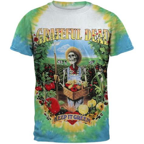 Grateful Dead Keep It Green Tie Dye T Shirt 2x Large