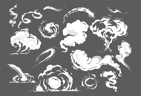 Download Comic Smoke Puffs Set For Free Smoke Drawing Smoke Art Art